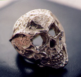  silver skull ring